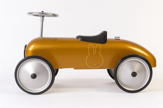 Loopwagen Nijntje retro roller 75 x 40 x 40 cm / Metal Car Gold Miffy