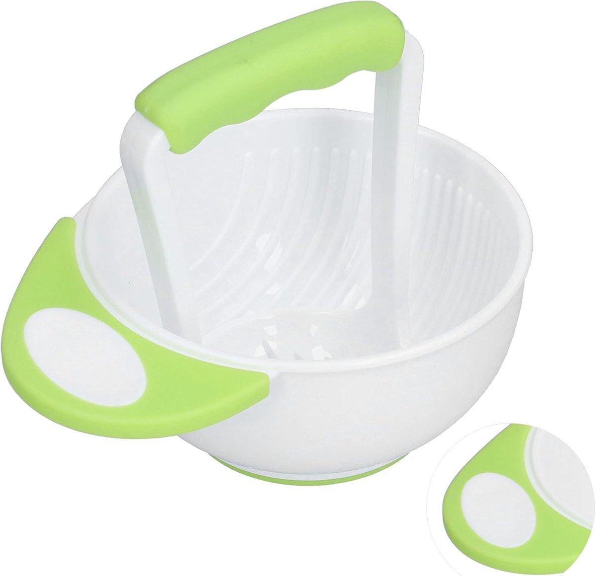 Baby Voeden - Pestle Bowl Set - Antislip - Draagbare Baby Voeder - Voedselprocessor