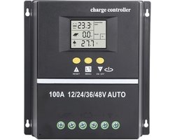 100A MPPT Solar Charge Controller - 7 Werking Modi - LCD Display - Spanning Bescherming - GEL en Flooded Accu Opladen