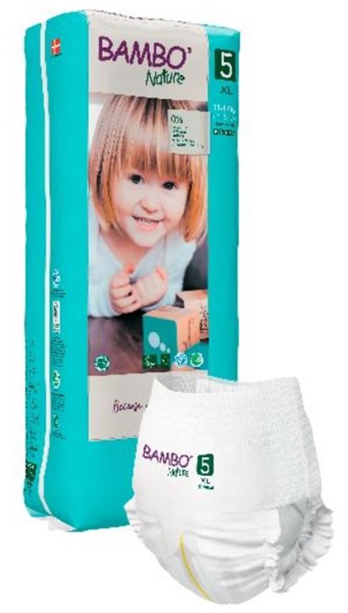 BAMBO NATURE - Trainingsbroekje - JUNIOR - XL - Maat 5 -11 tot 17 kg (CASE 3 X 38)