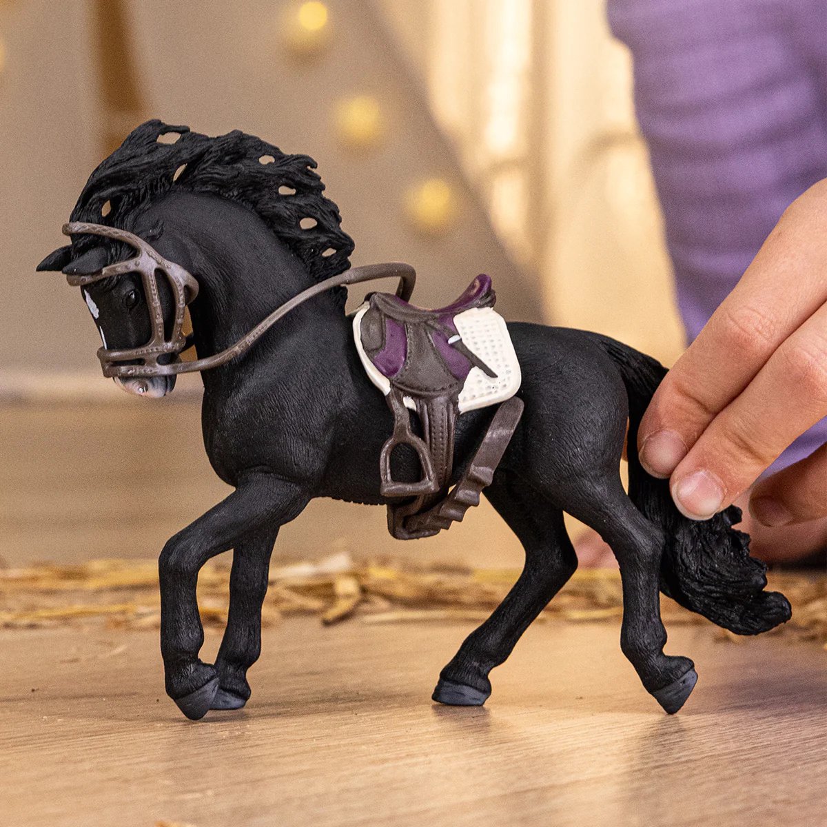 Schleich Horse Club - Pura raza española-hengst met accessoires speelfiguur thumbnail 3