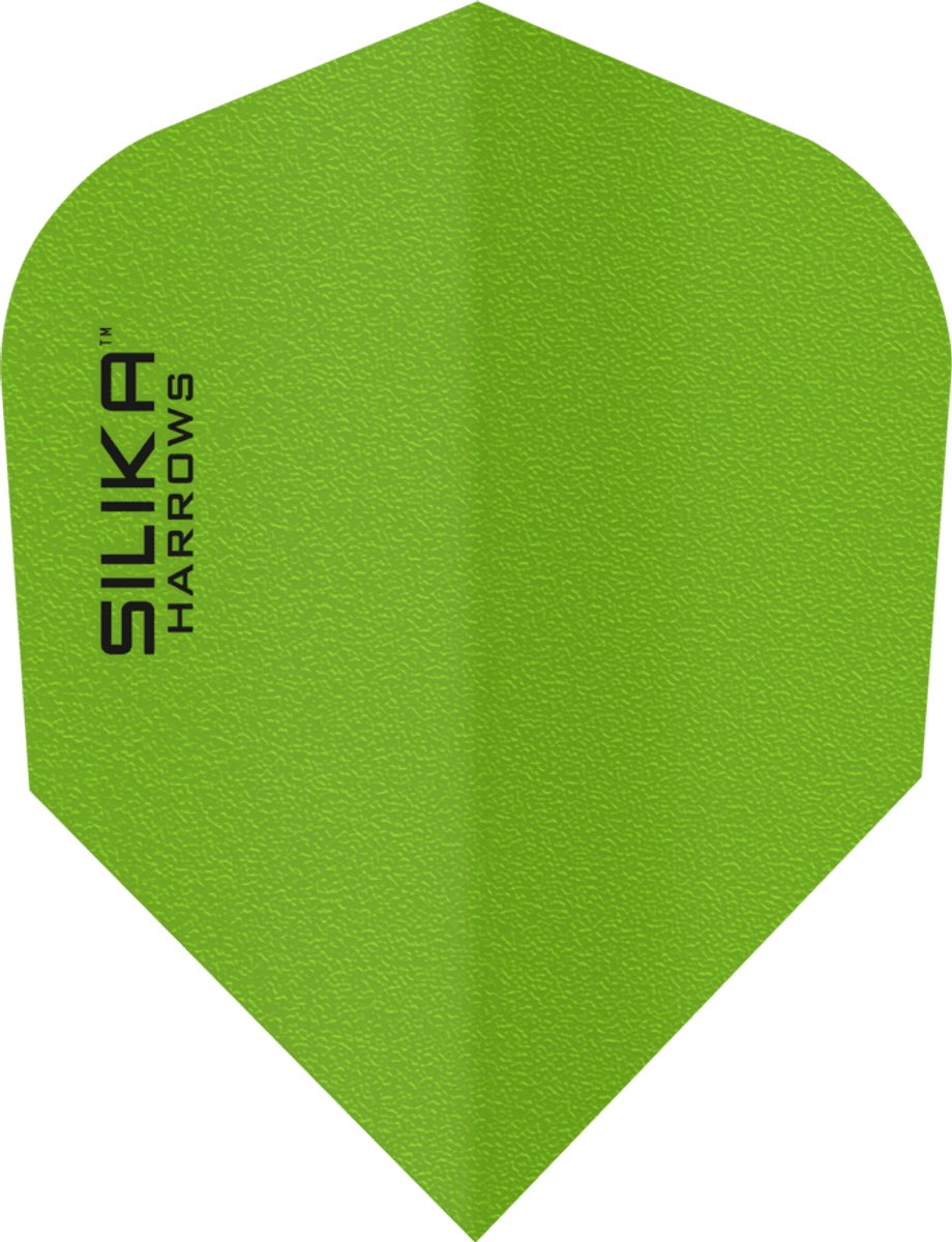 Harrows Silika Solid Green NO6 Tough Crystalline Coated - Dart Flights