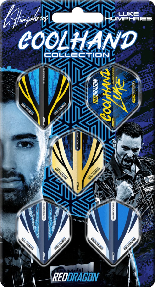 Red Dragon Luke Humphries Hardcore Flight Collection - Dart Flights