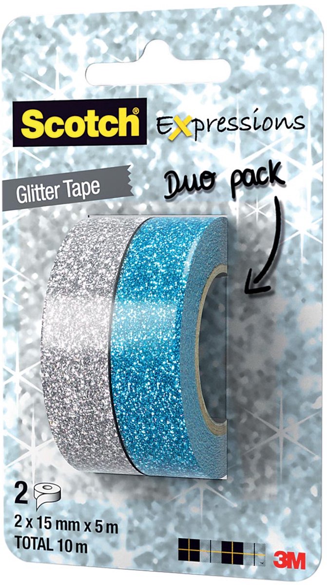 Scotch Glitter Tape - Blauw
