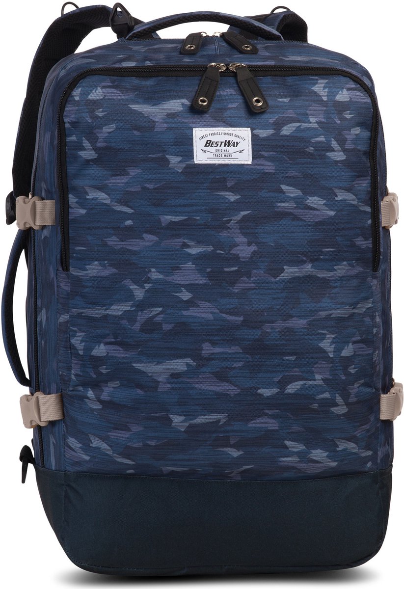 Bestway Reisrugzak, Grijsblauw - 54 x 35 x 23 cm - Polyester
