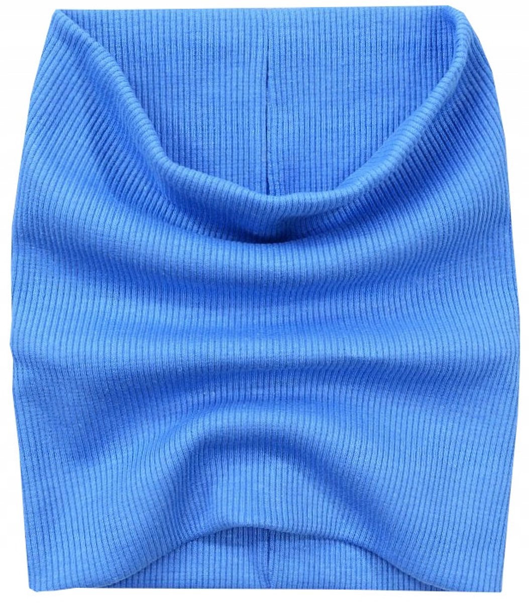 Baby Sjaal 2 Laags Katoen Gestreept Blauw 6m+