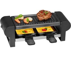 SNJY® Gourmetstel - Gourmetplaat - Gourmet Elektrisch - 10,5L x 30,5B x 10.5H cm - 350W - Zwart
