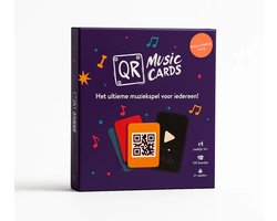 QR Music Cards - Hollandse Hits editie - 150 kaartjes - Inclusief gratis app - Muziekspel - Kaartspel - Partyspel
