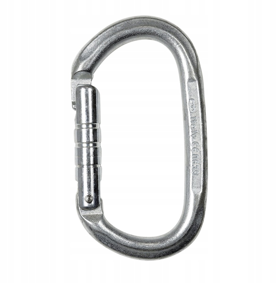 Climbing Technology Pillar CF Stalen Karabiner - 30kN Zilver