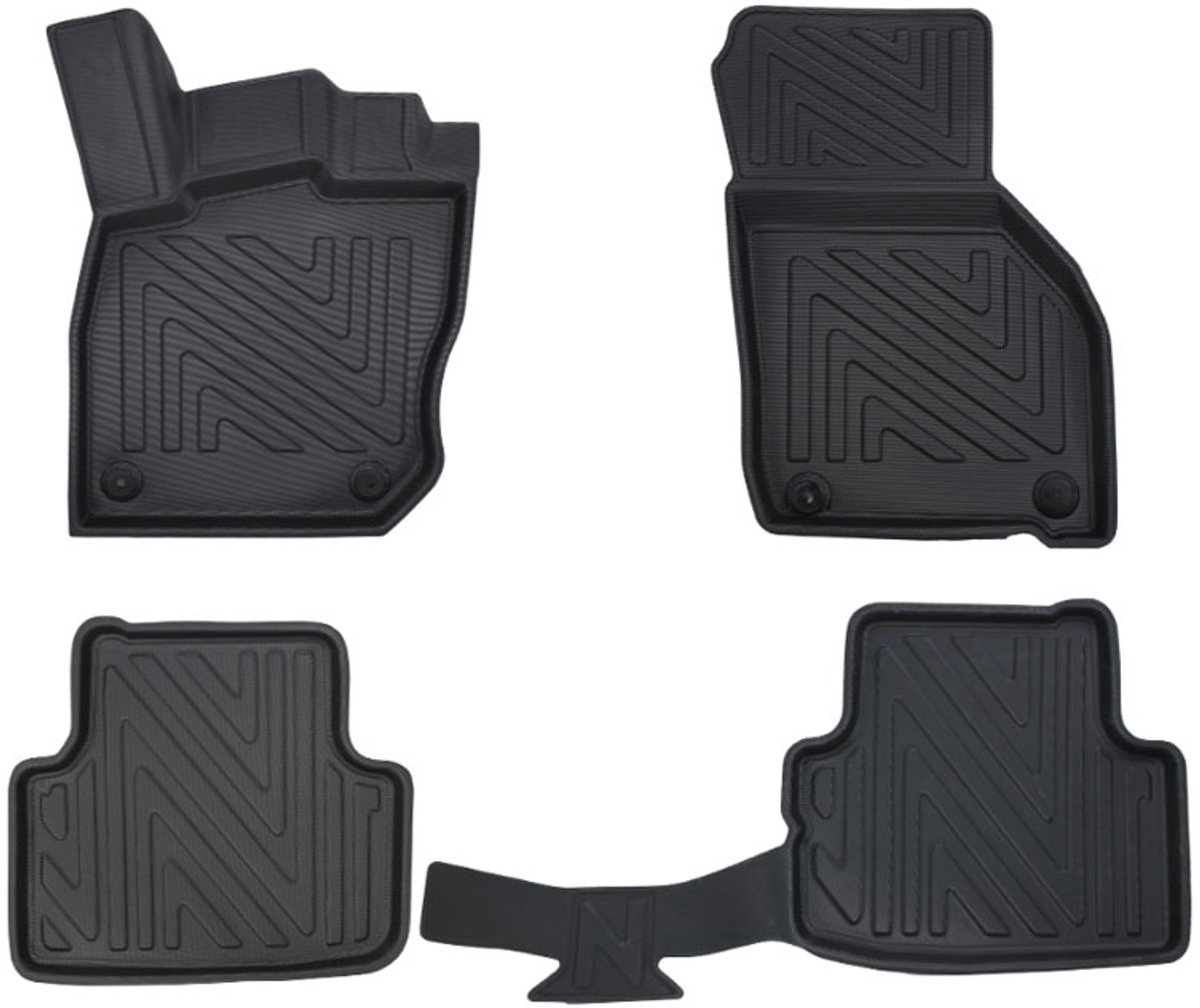 Rubbermatten Skoda Octavia 2020-heden (complete set) - Premium carbonlook