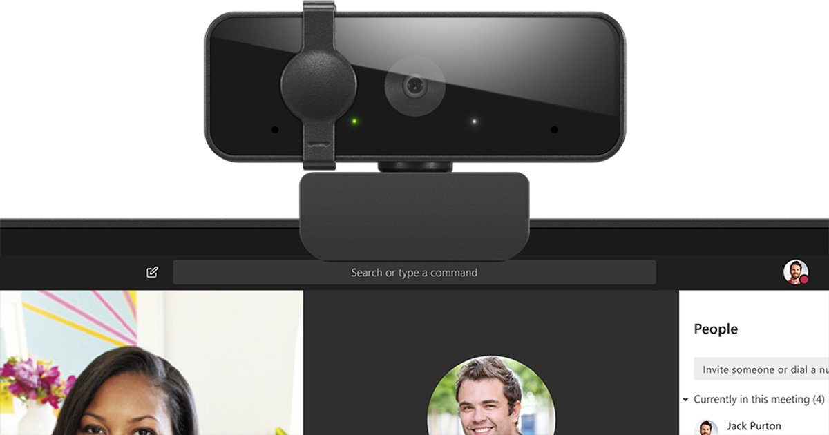 Lenovo 310 Full HD-webcam – 1920 x 1080 Pixel – Klemhouder, Microfoon thumbnail 3