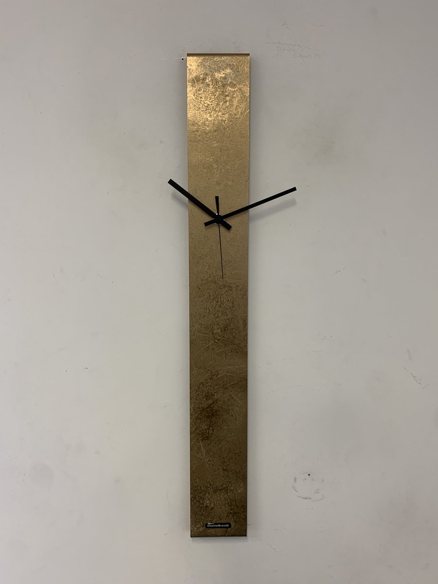 Wandklok SUMMIT GOLD MODERN DESIGN