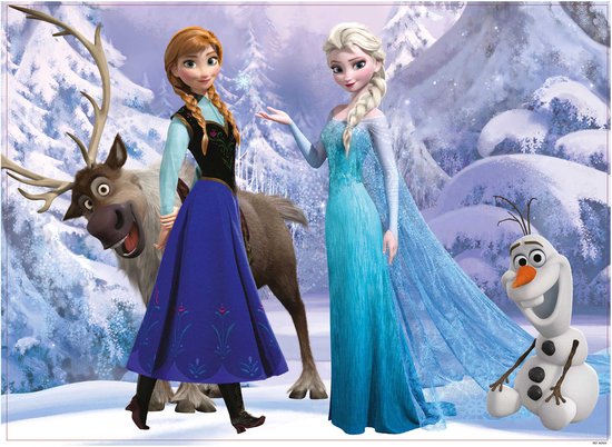 Lisciani - Puzzel - Disney Frozen Anna & Elsa - Maxi vloerpuzzel 108 stuks
