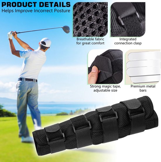 Unyqoos® Innovatieve Golftrainingshulp met Ergonomische Elleboogsteun voor Betere Swing van Merkloos — afbeelding 2