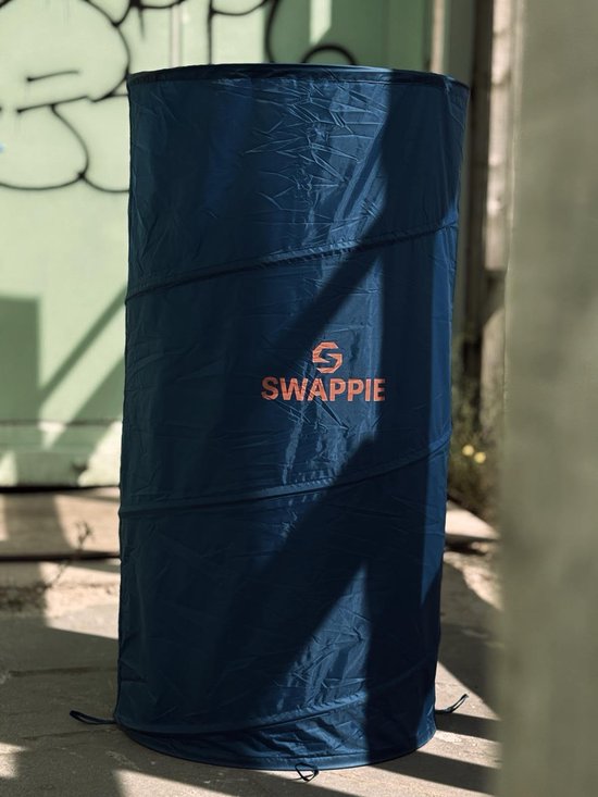 SWAPPIE - Mobiele Omkleedruimte - Pop-up Tent - 1-persoons - Grijs - Waterdicht van SWAPPIE — afbeelding 4