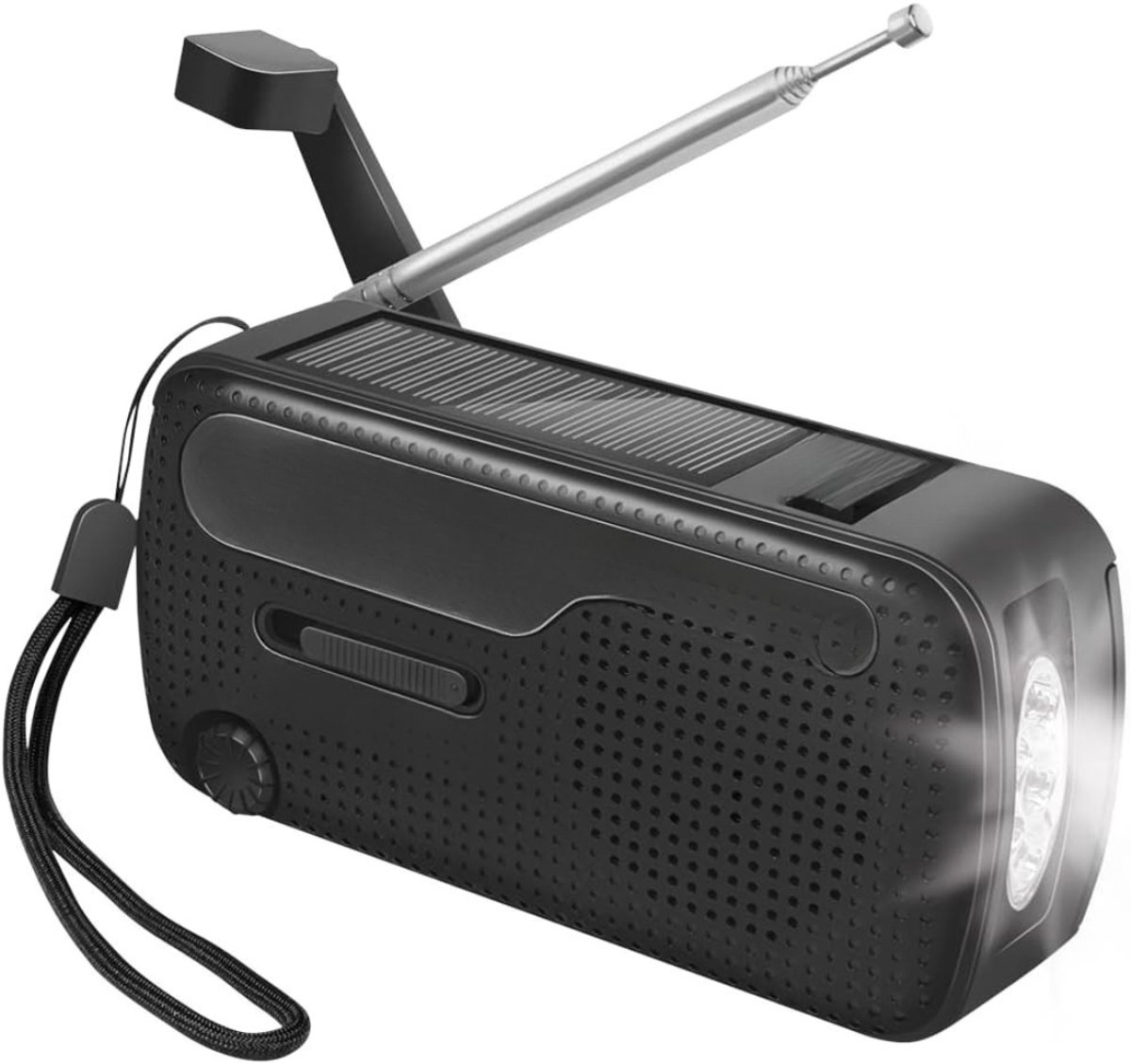 Lexium Noodradio solar opwindbaar - Radio - Noodradio - Weerradio - Radio voor Noodgevallen - Nood - Muziek - Nieuws - Noodpakket - Rampen - Praktisch - Zonneenergie