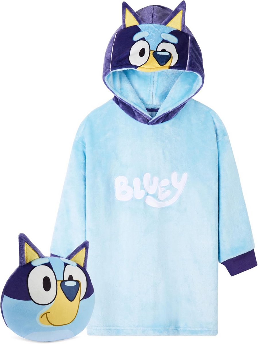 Warm Deken Hoodie met Capuchon voor Kinderen - Cosy Fleece Draagbare Plaid voor Meisjes