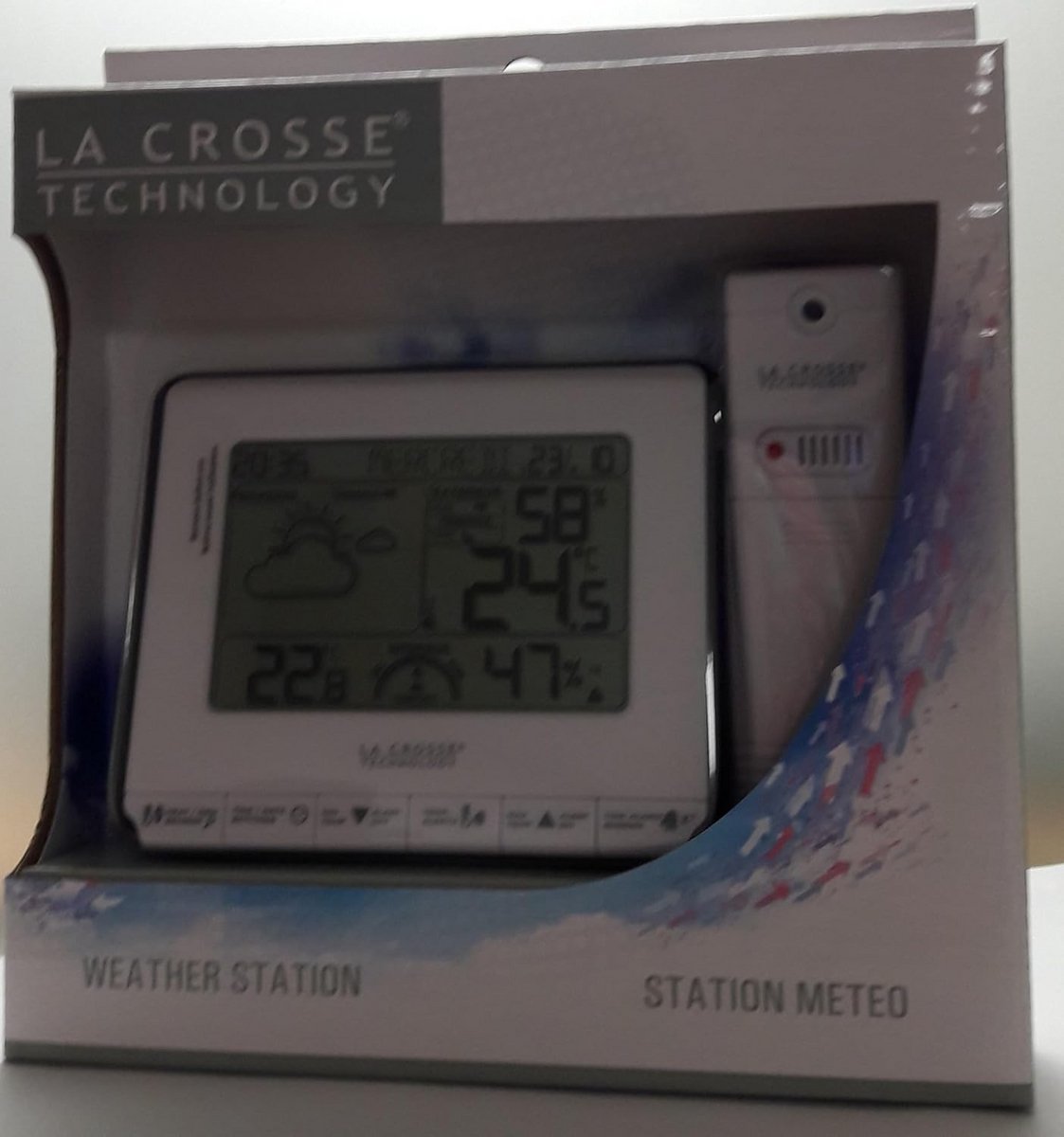 Draadloos Weerstation met Binnen- en Buitentemperatuur, Luchtvochtigheid en Weersvoorspelling