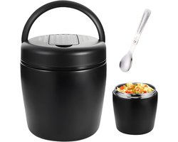 Geïsoleerde Food Jar 1.5L - Thermosfles voor Warme Maaltijden - Lekdichte Lunchbox met Lepel