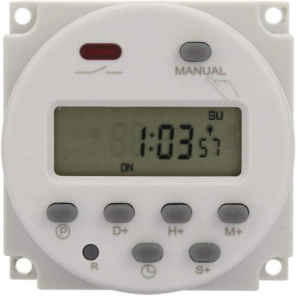 Digitale timer-schakelaar 7 dagen 1s-168h 5V DC