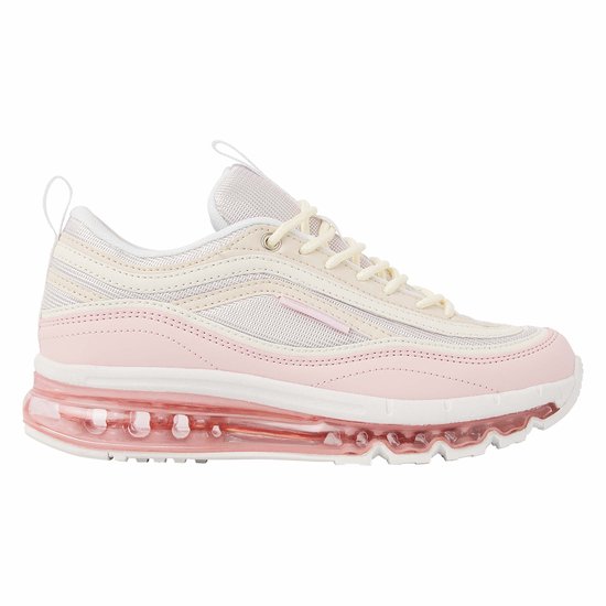 Roze, nude en witte lage sneaker van British Knights. Laag model met veters en doorschijnende roze zool.