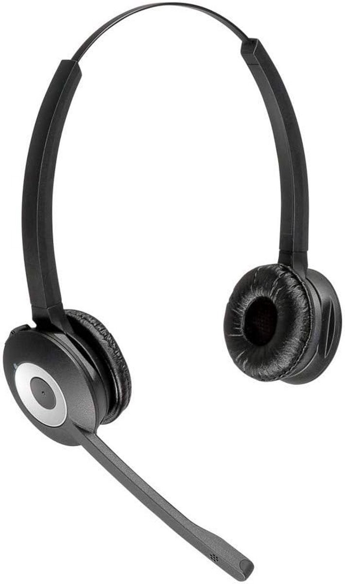 Gebruiksvriendelijke DECT Headset voor Kantoor en Vaste Telefoons - Stereo
