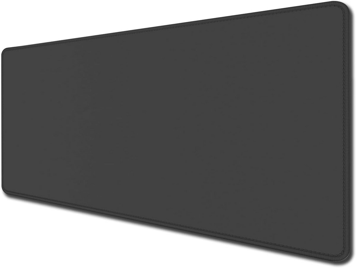 Extra Grote Gaming & Bureau Muismat XXL - Antislip Bureauonderlegger 80x30 cm Donkergrijs