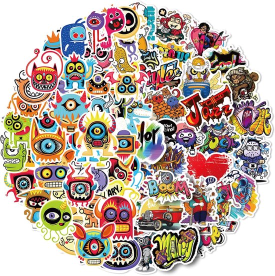 100 stücke Nette Mini Tiere Lebensmittel Cartoon Graffiti Aufkleber Telefon Gitarre Laptop Notebook Koffer Tasse Wasserdichte Aufkleber Kinr Spielzeug  26