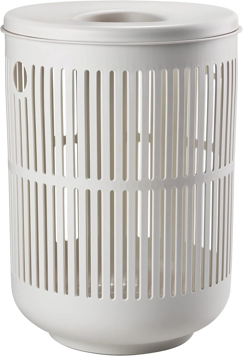 Grote Wasmand met Deksel 40x54 cm in Lichtgrijs - Stijlvol Scandinavisch Design