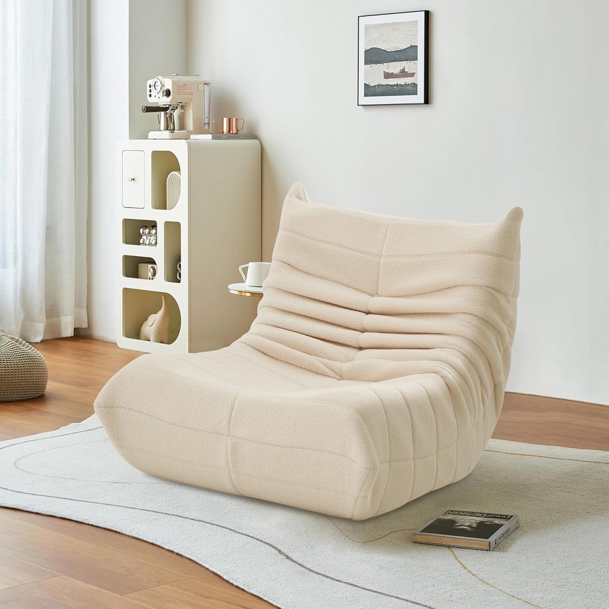 Grote Zitzak Vloerstoel met Rugleuning XXL - Comfortabel Loungestoel Sofa voor Lezen en On