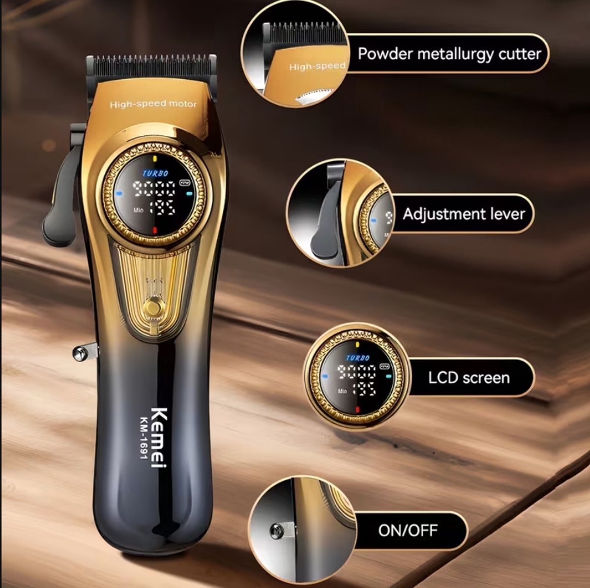 kemei professionel set haarverzorging
