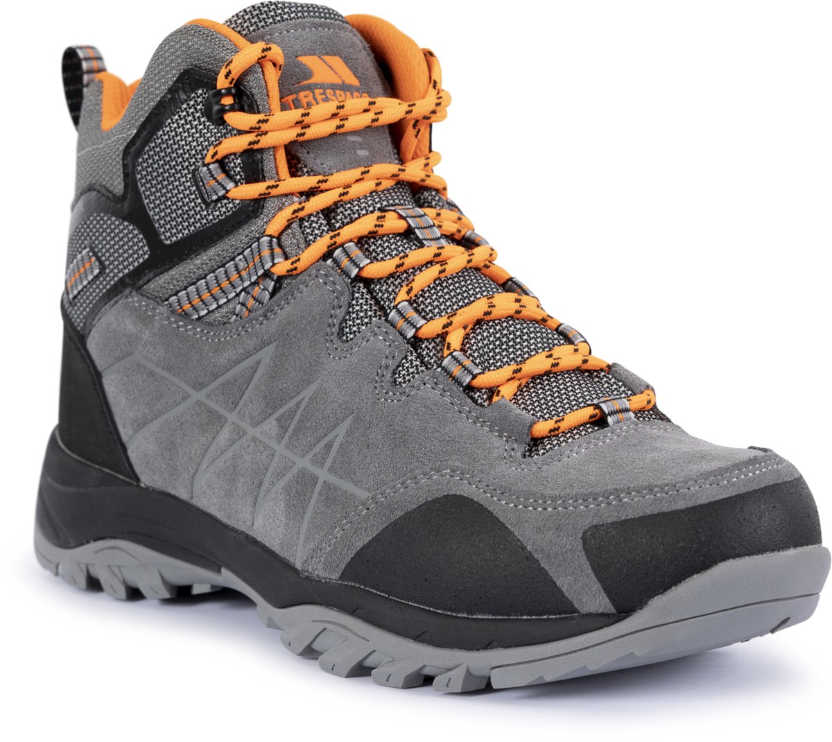 Trespass wandelschoenen Caelan Heren Mid Cut Boot -43 Grijs