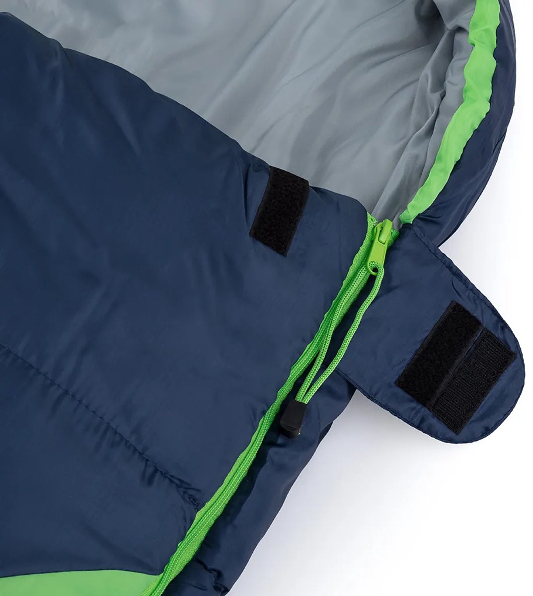 Kinderslaapzak Loap Goat Kid Blauw L-rits links - L-levý zip