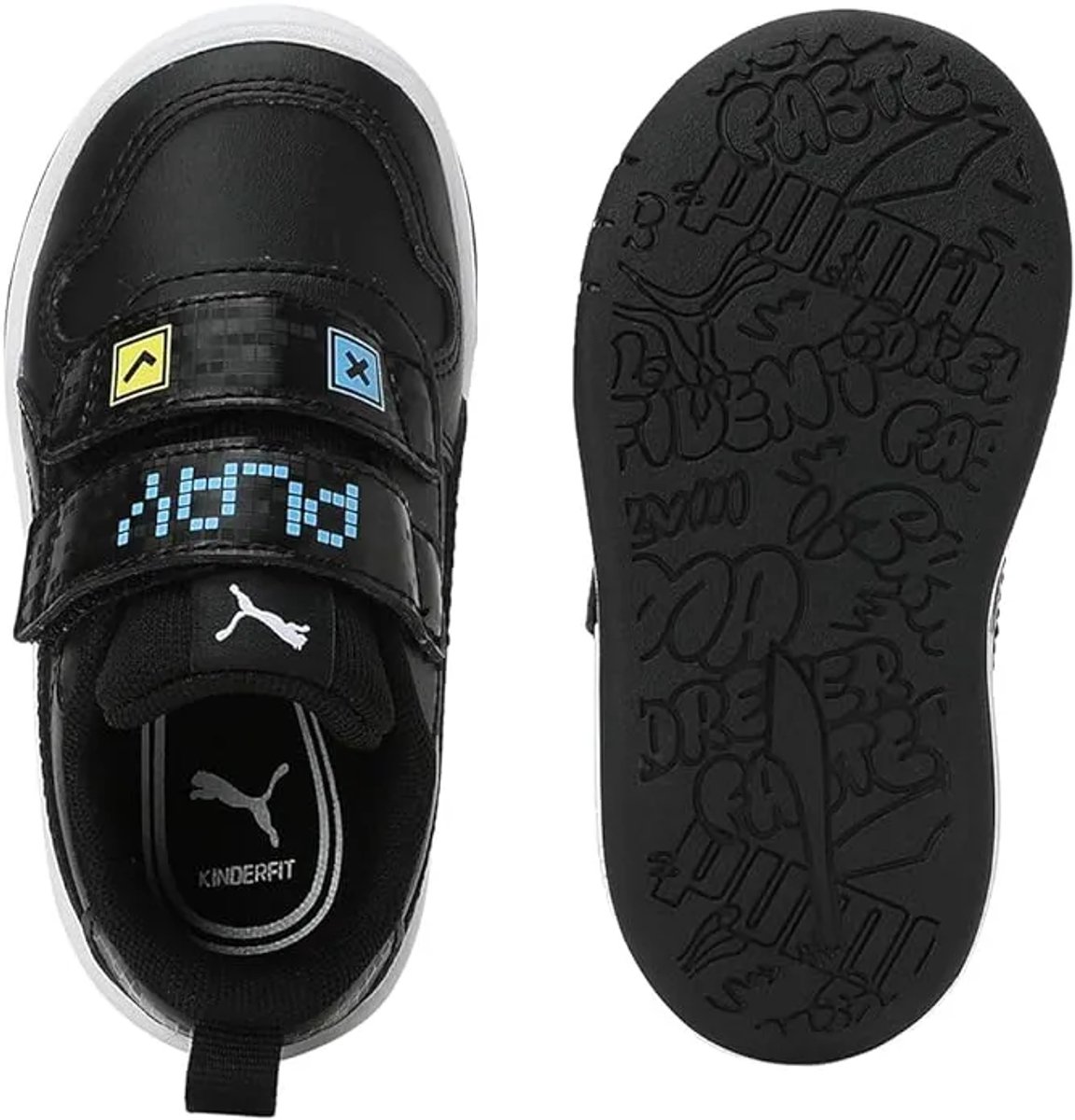 Puma Multiflex Sl Lets Play V zwarte kinderschoenen