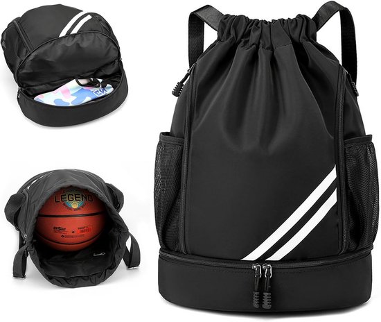 Resist! Zwart Sporttas Met Trekkoord Unisex Drawstring Bag Gym