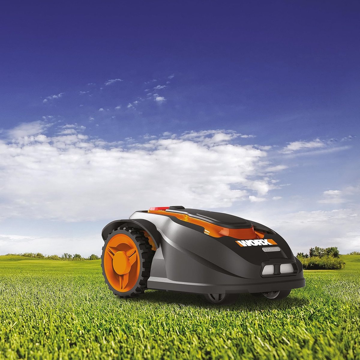 Smart Robotmaaier M800i – App-bediening voor Tuinen tot 800 m² | Automatische Robotmaaier met Randmaaifunctie, Mulchfunctie en AI Technologie | 18 cm Maaibreedte, 55 x 38,5 x 26 cm