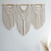 Groot Macramé Wandtapijt Boho Stijl Handgeweven Wanddecoratie voor Binnen en Buiten