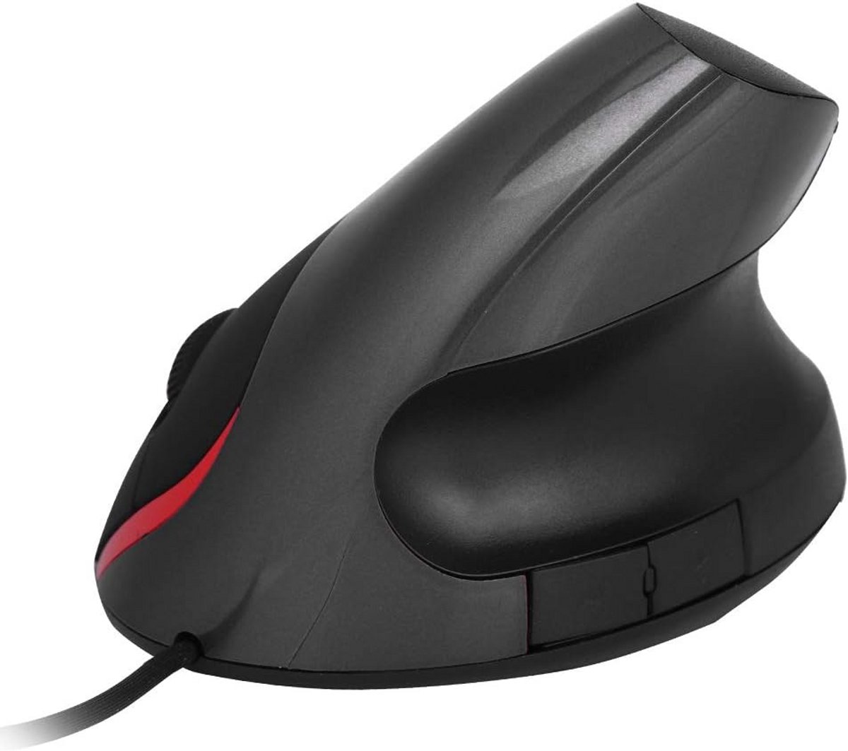 Ergonomische Verticale Muis - USB Optisch met 6 Knoppen - Instelbare DPI tot 3200