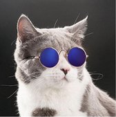 Dieren Bril - Zonnebril voor katten en honden - Blauw