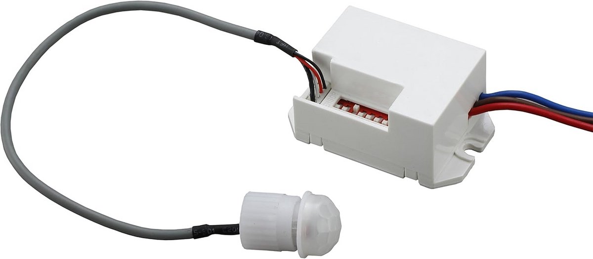 Infrarood Bewegingssensor met Schemerschakelaar IP20 voor LED Verlichting