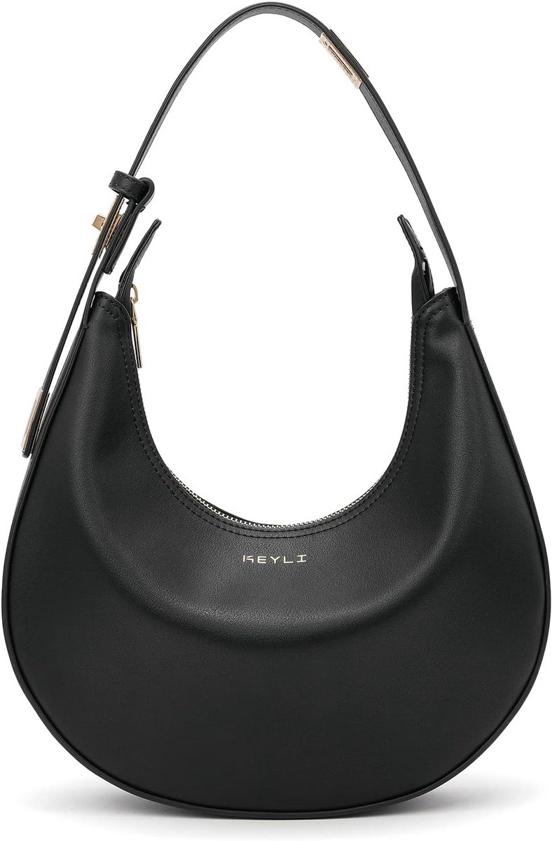 Stijlvolle Dames Schoudertas met Verstelbare Riem - Casual Clutch en Portemonnee in Één