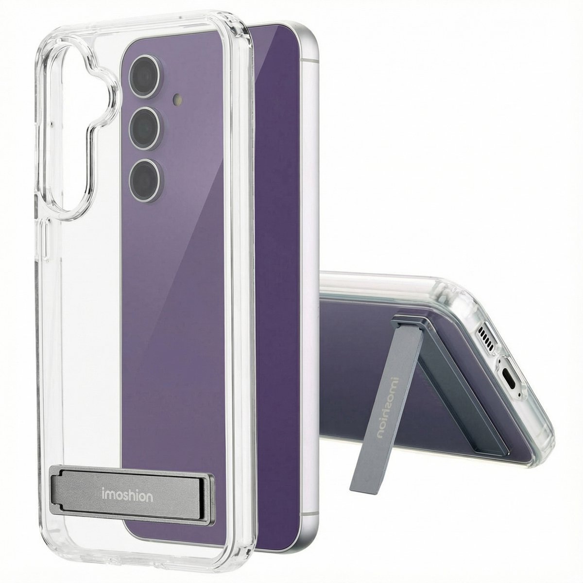 imoshion Hoesje - Geschikt voor Samsung Galaxy A55 (5G) - Stand Backcover - Transparant