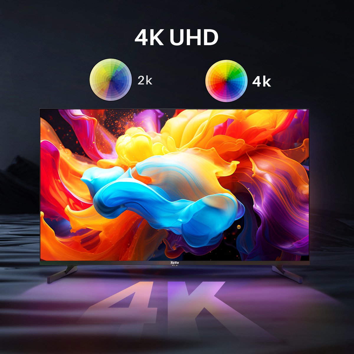 TUTU TUQ55UN1 55 inch 4K UHD Smart TV met Dolby Vision - afbeelding 3