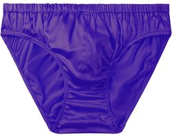 Heren Satijnen Slips Bikini Ondergoed Bulge Verbeterend