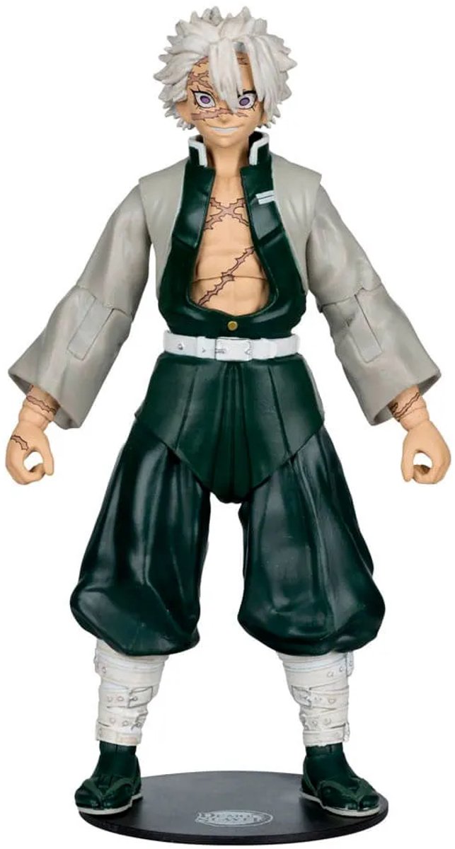 McFarlane Toys Demon Slayer: Kimetsu no Yaiba Action Figure Sanemi Shinazugawa 17 cm Action Figuur
