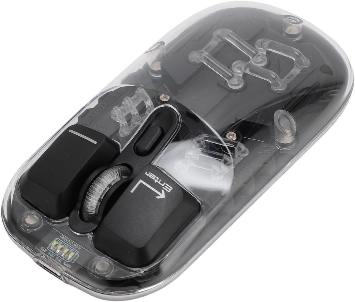 Draadloze Optische Muis met Verstelbare DPI en RGB-Verlichting - Oplaadbaar via USB