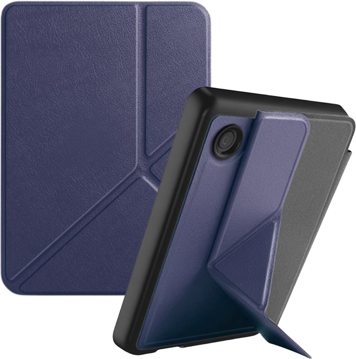 Ereader Hoes - Geschikt voor Kobo Clara BW/Kobo Clara Colour - Donkerblauw – foto 8