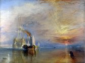 Poster William Turner - The Fighting Temeraire, 1839 - Kleur - Large 50x70 cm - Wanddecoratie - (Vintage/Klassiek/Kunst)