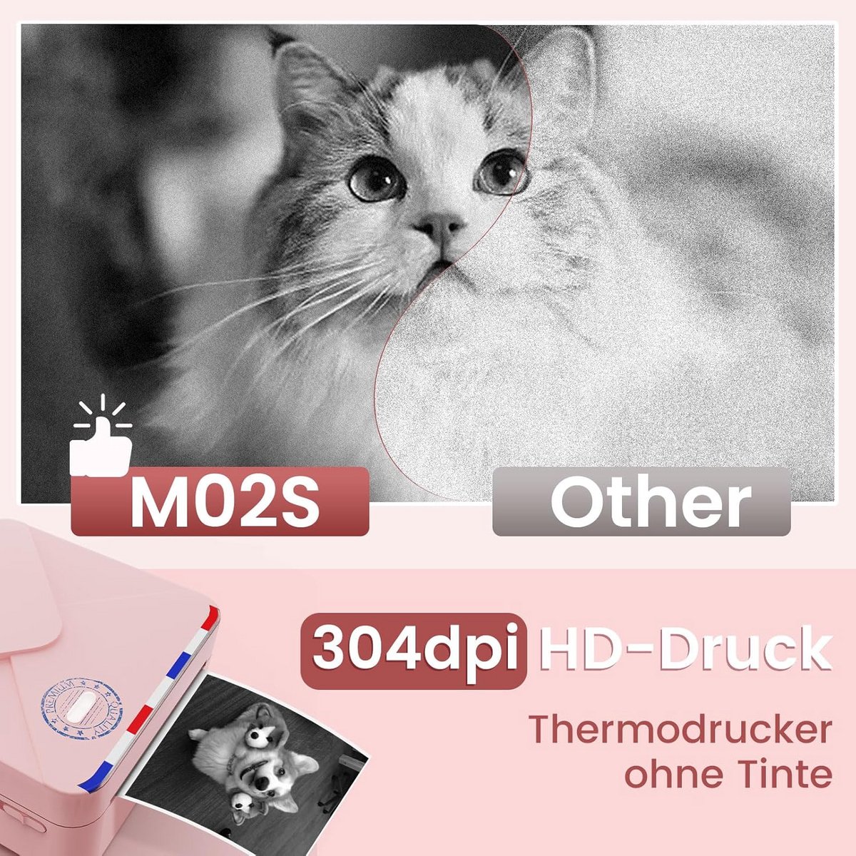 Draadloze Thermische Printer voor Stickers, Labels en Foto's thumbnail 4