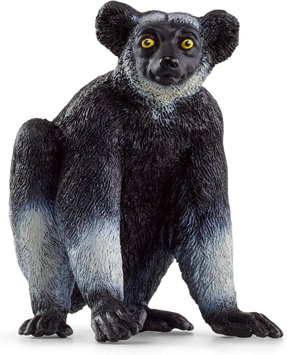 Speelgoed Aapje Indri - Realistisch Wild Life Speelfiguur voor Kinderen vanaf 3 jaar